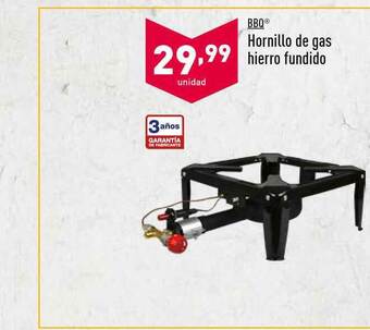 ALDI Bbq Hornillo de gas hierro fundido oferta