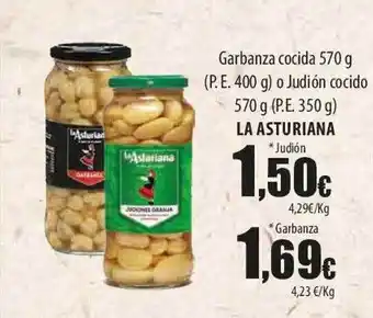 SPAR Lanzarote Garbanza cocida o judión cocido la asturiana oferta