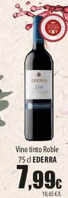 SPAR Lanzarote Vino tinto roble ederra oferta