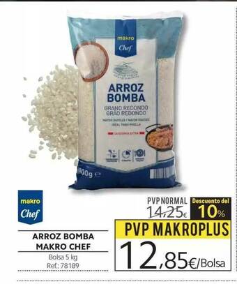Makro Arroz Bomba Makro Chef 5kg oferta