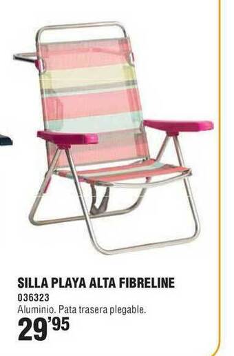 Optimus Silla Playa Alta Fibreline 036323 oferta