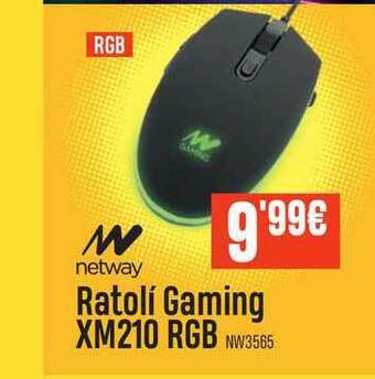 Beep Netway Ratolí Gaming Xm210 Rgb NW3565 oferta