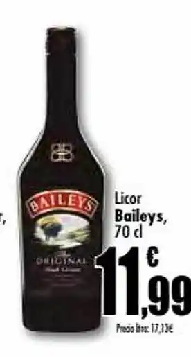 Unide Supermercados Licor bailey's oferta