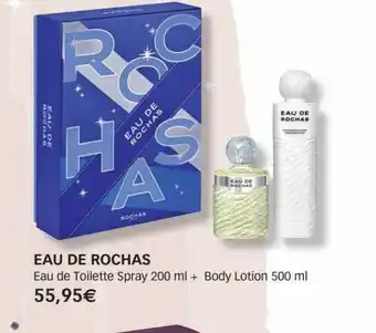 Perfumería Prieto Eau de rochas eau de toilette spray + body lotion oferta