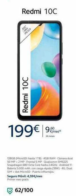 Movistar Redmi 10c oferta
