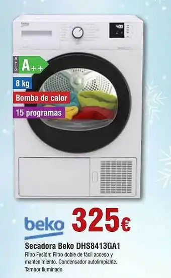 FROIZ Beko secadora beko dhs8413ga1 oferta