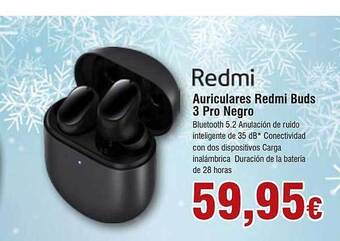 FROIZ Auriculares redmi buds 3 pro negro oferta