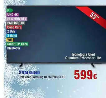 FROIZ Televisor samsung qe55q60b qled oferta