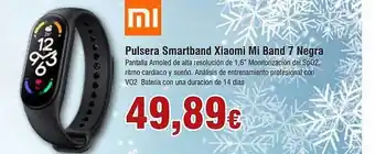 FROIZ Pulsera smatband xiaomi mi band 7 negra oferta
