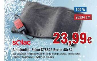 FROIZ Almohadilla solac ct8642 berlin 48x34 oferta
