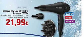 FROIZ Secador rowenta cv7840fo signature 2200w oferta