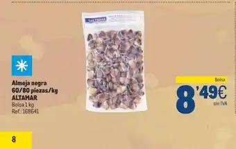 Makro Almeja negra altamar oferta