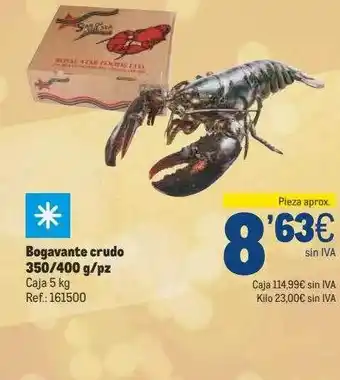 Makro Bogavante crudo oferta