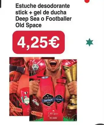 Spar La Palma Estuche desodorante stick + gel de ducha deep sea o footballer old space oferta