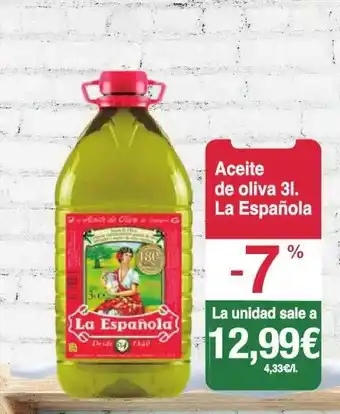 Aceite de oliva la española