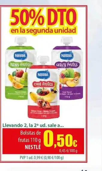 SPAR Lanzarote Bolsitas de frutas nestlé oferta