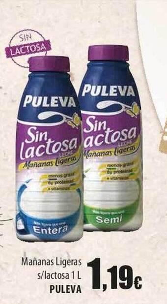 SPAR Lanzarote Mañanas ligeras s-lactosa puleva oferta