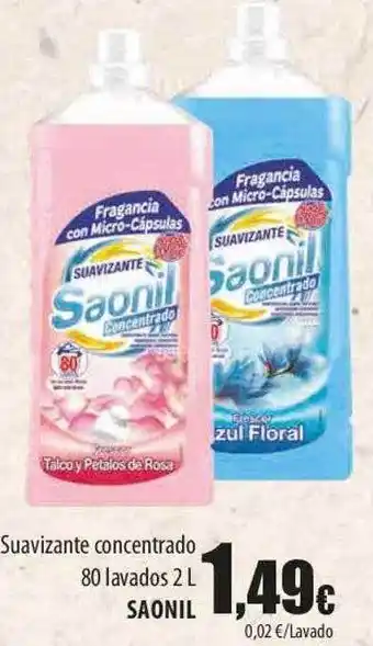 SPAR Lanzarote Suavizante concentrado saonil oferta