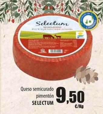 SPAR Lanzarote Queso semicurado pimentón selectum oferta