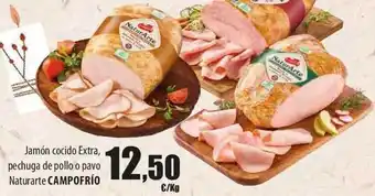 SPAR Lanzarote Jamón cocido extra, pechuga de pollo o pavo naturarte campofrío oferta