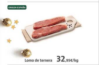 Supermercados Sánchez Romero Lomo de ternera oferta