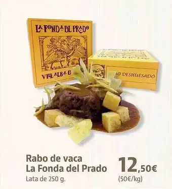 Supermercados Sánchez Romero Rabo de vaca la fonda del prado oferta