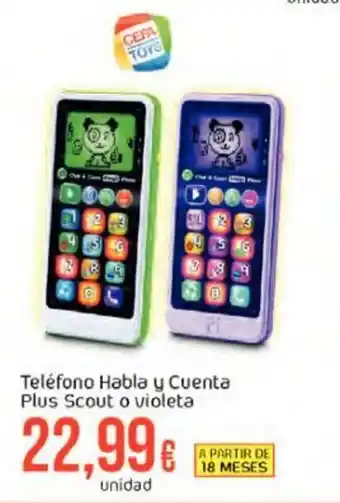FROIZ Teléfono habla y cuenta plus scout o violeta oferta