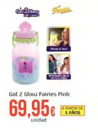 FROIZ Got 2 glow fairies pink oferta