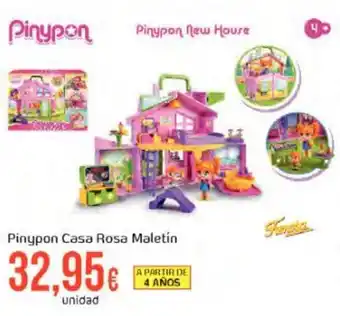 FROIZ Pinypon casa rosa maletin oferta