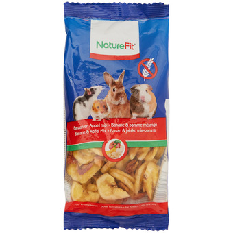 Action Chips de plátano y manzana para roedores nature fit oferta