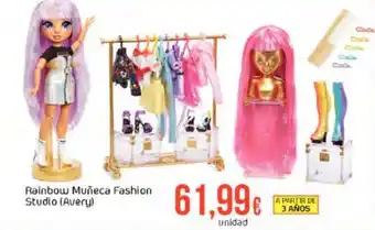 FROIZ Rainbow muñeca fashion studio (avery) oferta