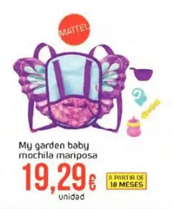 FROIZ My garden baby mochila mariposa oferta