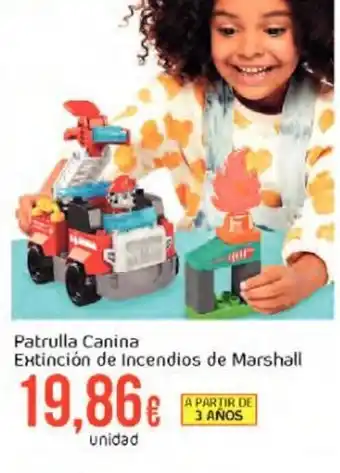 FROIZ Patrulla canina extinción de incendios de marshall oferta