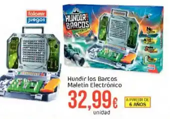 FROIZ Hundir los barcos maletin electrónico oferta