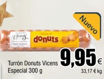 FROIZ Turrón Donuts Vicens Especial 300 g oferta