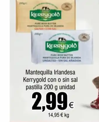 FROIZ Mantequilla Irlandesa Kerrygold con Sin Sal Pastilla oferta