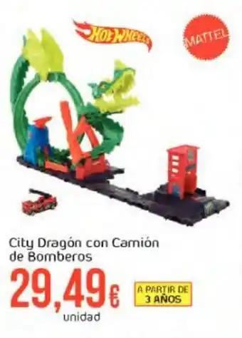 FROIZ City dragón con camión de bomberos oferta