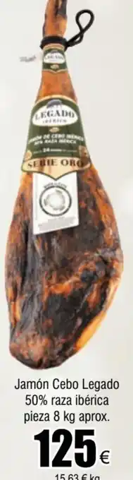 FROIZ Jamón Cebo Legado 50% Raza Ibérica oferta
