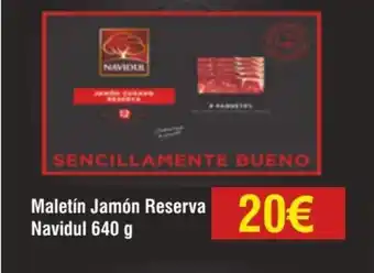 FROIZ Maletin Jamón Reserva Navidul 640g oferta