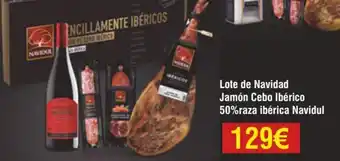 FROIZ Lote de Navidad Jamón Cebo Ibérico 50% Raza oferta