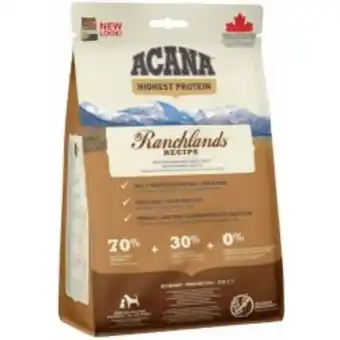 Petclic Acana ranchlands pienso para perros (sin cereales) oferta