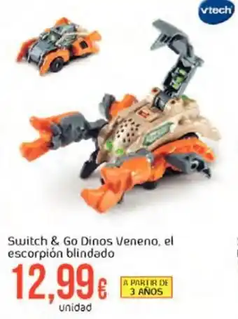 FROIZ Switch & go dinos veneno, el escorpión blindado oferta