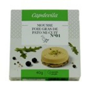 Plusfresc Mousse de foie gras d'ànec mi-cuit capdevila, 40 grams oferta