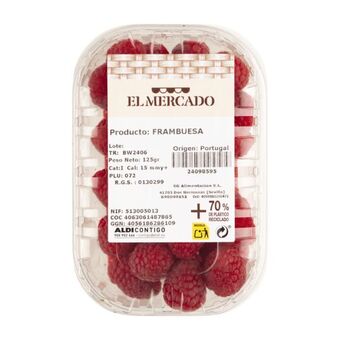 ALDI Frambuesas oferta