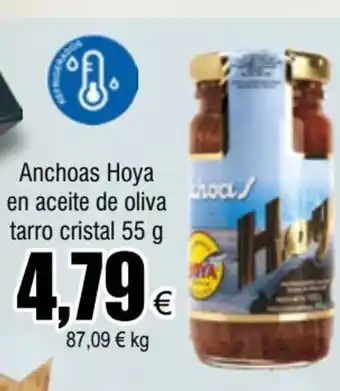 FROIZ Anchoas Hoya En Aceite De Oliva Tarro Cristal 55g oferta