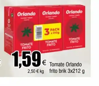 FROIZ Tomate Orlando Frito Brik 3x212g oferta