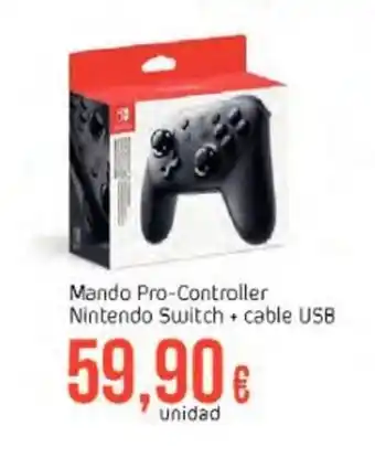 FROIZ Mando pro-controller nintendo switch + cable USB oferta
