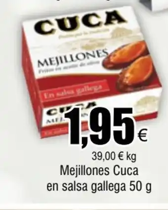 FROIZ Mejillones Cuca En Salsa Gallega 50g oferta