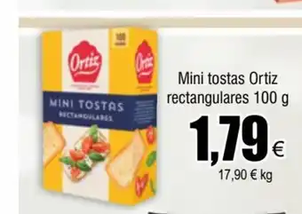 FROIZ Mini Tostas Ortiz Rectangulares 100g oferta