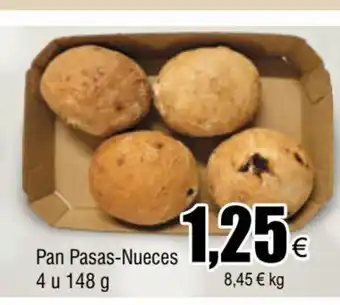 FROIZ Pan Pasas-Nueces 4u 148g oferta